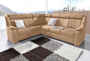 sit&more Ecksofa "Basel L-Form", wahlweise mit Relaxfunktion
