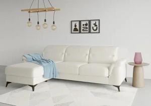 sit&more Ecksofa "Sinatra L-Form", mit Recamiere, optional mit Kopfteilverstellung und Armteilfunktion