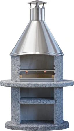 WELLFIRE Grillkamin "Duna", BxTxH: 110x73x192 cm