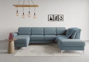 sit&more Wohnlandschaft "Sinatra U-Form", optional mit Kopfteilverstellung und Armteilfunktion etc.