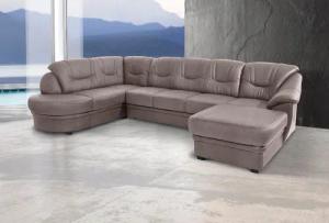 sit&more Wohnlandschaft "Savoni U-Form", wahlweise mit Bettfunktion