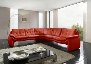 PLACES OF STYLE Ecksofa "Luna L-Form", in einzigartiger Optik