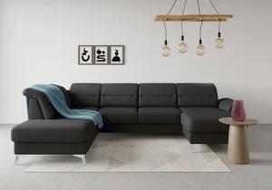sit&more Wohnlandschaft "Sinatra U-Form", optional mit Kopfteilverstellung und Armteilfunktion etc.