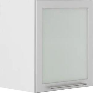 wiho Küchen Glashängeschrank "Unna", mit alufarbener Glasrahmentür