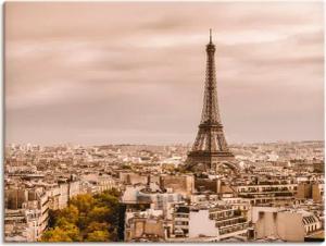 Artland Wandbild "Paris Eiffelturm I", Frankreich, (1 St.), als Alubild, Outdoorbild, Leinwandbild, Wandaufkleber, versch. Größen