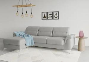 sit&more Ecksofa "Sinatra L-Form", mit Recamiere, optinal mit Kopfteilverstellung und Armteilfunktion