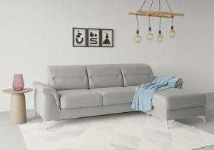 sit&more Ecksofa "Sinatra L-Form", mit Recamiere, optinal mit Kopfteilverstellung und Armteilfunktion