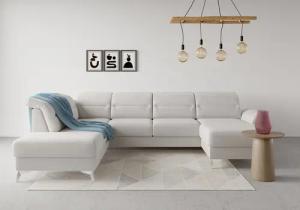 sit&more Wohnlandschaft "Sinatra U-Form", optional mit Kopfteilverstellung und Armteilfunktion etc.