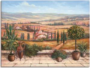 Artland Wandbild "Terrasse", Europa, (1 St.), als Alubild, Outdoorbild, Leinwandbild, Poster in verschied. Größen