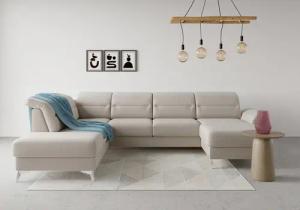 sit&more Wohnlandschaft "Sinatra U-Form", optional mit Kopfteilverstellung und Armteilfunktion etc.