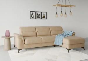 sit&more Ecksofa "Sinatra L-Form", mit Recamiere, optional mit Kopfteilverstellung und Armteilfunktion