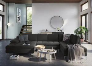 sit&more Wohnlandschaft "Latigo U-Form", mit Mega-Recamiere, wahlweise mit Bettfunktion und Bettkasten
