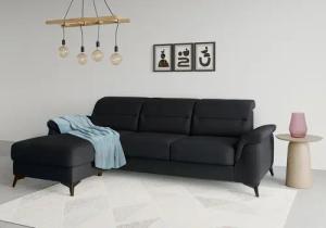 sit&more Ecksofa "Sinatra L-Form", mit Recamiere, optional mit Kopfteilverstellung und Armteilfunktion