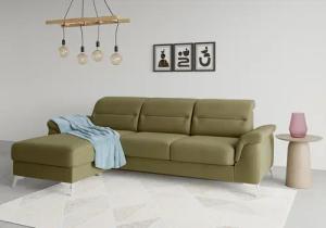 sit&more Ecksofa "Sinatra L-Form", mit Recamiere, optinal mit Kopfteilverstellung und Armteilfunktion