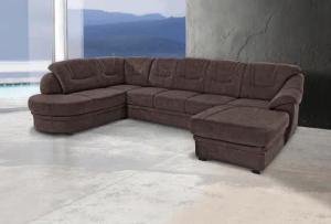 sit&more Wohnlandschaft "Savoni U-Form", wahlweise mit Bettfunktion