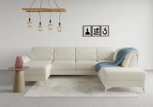 sit&more Wohnlandschaft "Sinatra U-Form", optional mit Kopfteilverstellung und Armteilfunktion etc.