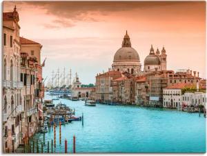 Artland Wandbild "Venedig Canal Grande I", Italien, (1 St.), als Alubild, Outdoorbild, Leinwandbild, Poster, Wandaufkleber