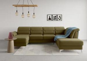 sit&more Wohnlandschaft "Sinatra U-Form", optional mit Kopfteilverstellung und Armteilfunktion etc.