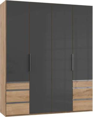 Wimex Kleiderschrank "Level by fresh to go", mit vollflächigen Glastüren