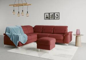 sit&more Ecksofa "Sinatra L-Form", optional mit Kopfteilverstellung und Armteilfunktion