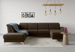 sit&more Wohnlandschaft "Sinatra U-Form", optional mit Kopfteilverstellung und Armteilfunktion etc.