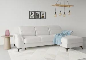 sit&more Ecksofa "Sinatra L-Form", mit Recamiere, optional mit Kopfteilverstellung und Armteilfunktion