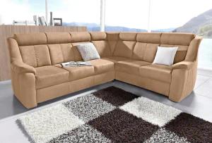 sit&more Ecksofa "Basel L-Form", wahlweise mit Relaxfunktion