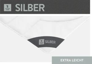 SPESSARTTRAUM Baumwollbettdecke "Silber", extraleicht, (1 St.), hergestellt in Deutschland, allergikerfreundlich