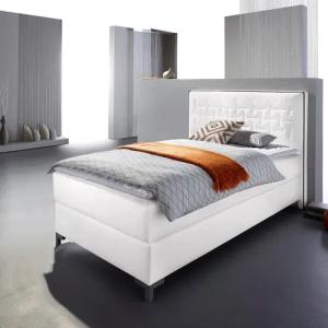 INOSIGN Boxspringbett "Coos", mit besonderer Steppung im Kopfteil, 3 Matratzenarten, 2 Härtegrade