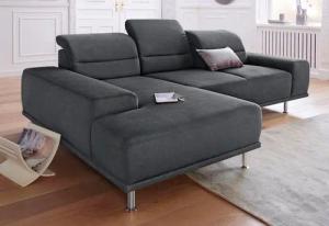 sit&more Ecksofa "Mariola L-Form", mit Recamiere und Federkern, inklusive Sitztiefenverstellung