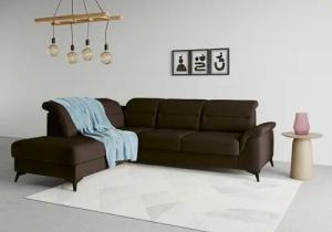 sit&more Ecksofa "Sinatra L-Form", mit Ottomane, optional mit Kopfteilverstellung und Armteilfunktion