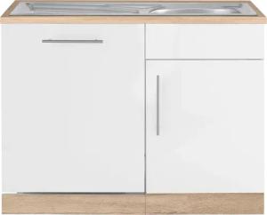 wiho Küchen Spülenschrank ""Cali"", 110 cm breit, inkl. Tür/Sockel für Geschirrspüler