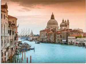 Artland Glasbild "Venedig Canal Grande I", Italien, (1 St.), in verschiedenen Größen