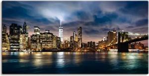 Artland Wandbild "Sonnenaufgang über Manhattan", Amerika, (1 St.), als Alubild, Outdoorbild, Leinwandbild in verschied. Größen