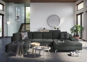 sit&more Wohnlandschaft "Latigo U-Form", mit Mega-Recamiere, wahlweise mit Bettfunktion und Bettkasten