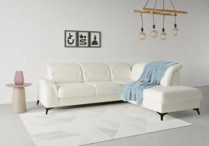 sit&more Ecksofa "Sinatra L-Form", mit Ottomane, optional mit Kopfteilverstellung und Armteilfunktion