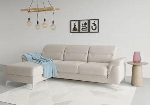 sit&more Ecksofa "Sinatra L-Form", mit Recamiere, optinal mit Kopfteilverstellung und Armteilfunktion