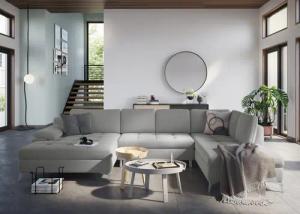 sit&more Wohnlandschaft "Latigo U-Form", mit Mega-Recamiere, wahlweise mit Bettfunktion und Bettkasten
