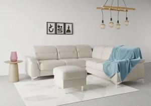 sit&more Ecksofa "Sinatra L-Form", optional mit Kopfteilverstellung und Armteilfunktion