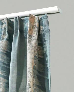 GARESA Gardinenschiene "400", 1 läufig-läufig, Wunschmaßlänge, Aluminiumschiene, schlicht, Deckenmontage, verlängerbar
