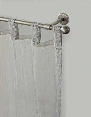GARESA Gardinenstange "BOLTI", 1 läufig-läufig, Wunschmaßlänge, Vorhanggarnitur, verlängerbar, Wandmontage, ohne Ringe
