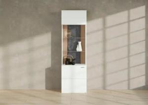 set one by Musterring Vitrine "TACOMA", Typ 01, Höhe 207, 4 cm, mit getönter Glastür