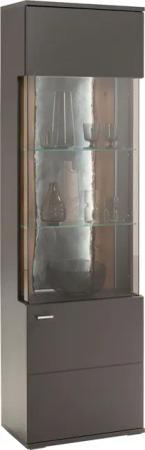 set one by Musterring Vitrine "TACOMA", Typ 01, Höhe 207, 4 cm, mit getönter Glastür