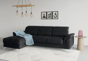 sit&more Ecksofa "Sinatra L-Form", mit Recamiere, optinal mit Kopfteilverstellung und Armteilfunktion