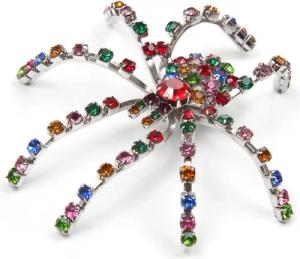 COLLEZIONE ALESSANDRO Brosche "Thekla", mit Glassteinen
