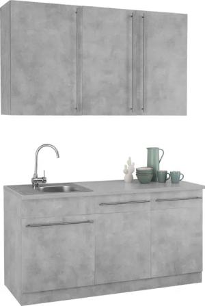 wiho Küchen Pantryküche "Chicago", ohne E-Geräte, Breite 160 cm