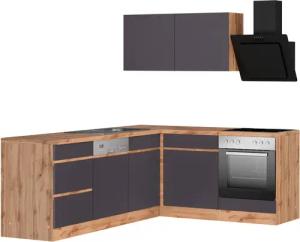 KOCHSTATION Winkelküche "KS-Riesa", Stellbreite 240x180 cm, wahlweise mit oder ohne E-Geräte