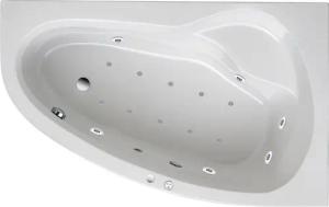OTTOFOND Whirlpool-Badewanne "Loredana", (Komplett-Set), Typ Premium, chrom