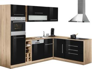 KOCHSTATION Winkelküche "KS-Eton", ohne E-Geräte, Stellbreite 260 x 190 cm