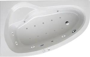 OTTOFOND Whirlpool-Badewanne "Loredana", (Komplett-Set), Typ Premium, chrom